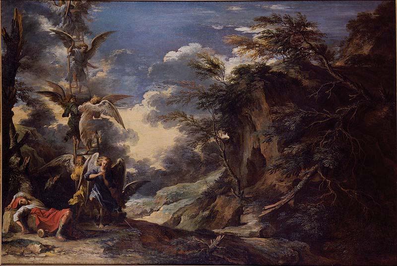 Salvator Rosa Jacob Dream Germany oil painting art